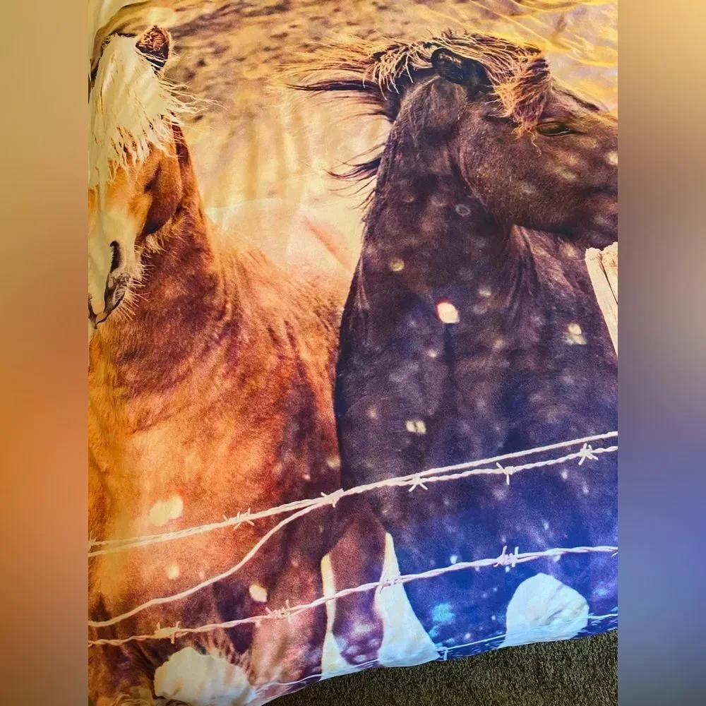 Society6 Southwestern Horse Duvet Twin XLong